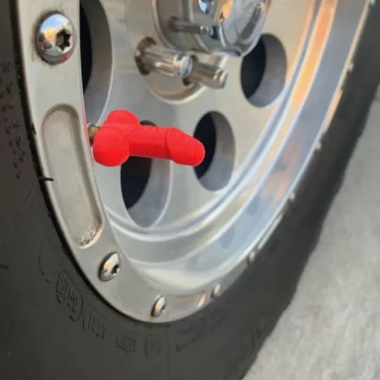 (🌲Early Christmas Sale- SAVE 48% OFF)-Prank Penis Shaped Valve Stem Cap