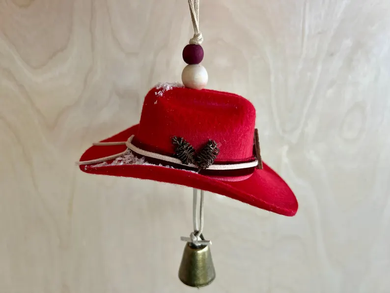 🕒 Last Week Only! 49% OFF🤠 Handmade Western Cowboy Hat Ornament