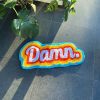 F*ck Colorful Tufted Rug