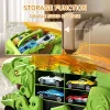 🚗 FREE SHIPPING🚗Transform Dinosaur Transport Devouring Truck With Foldable Sliding Track