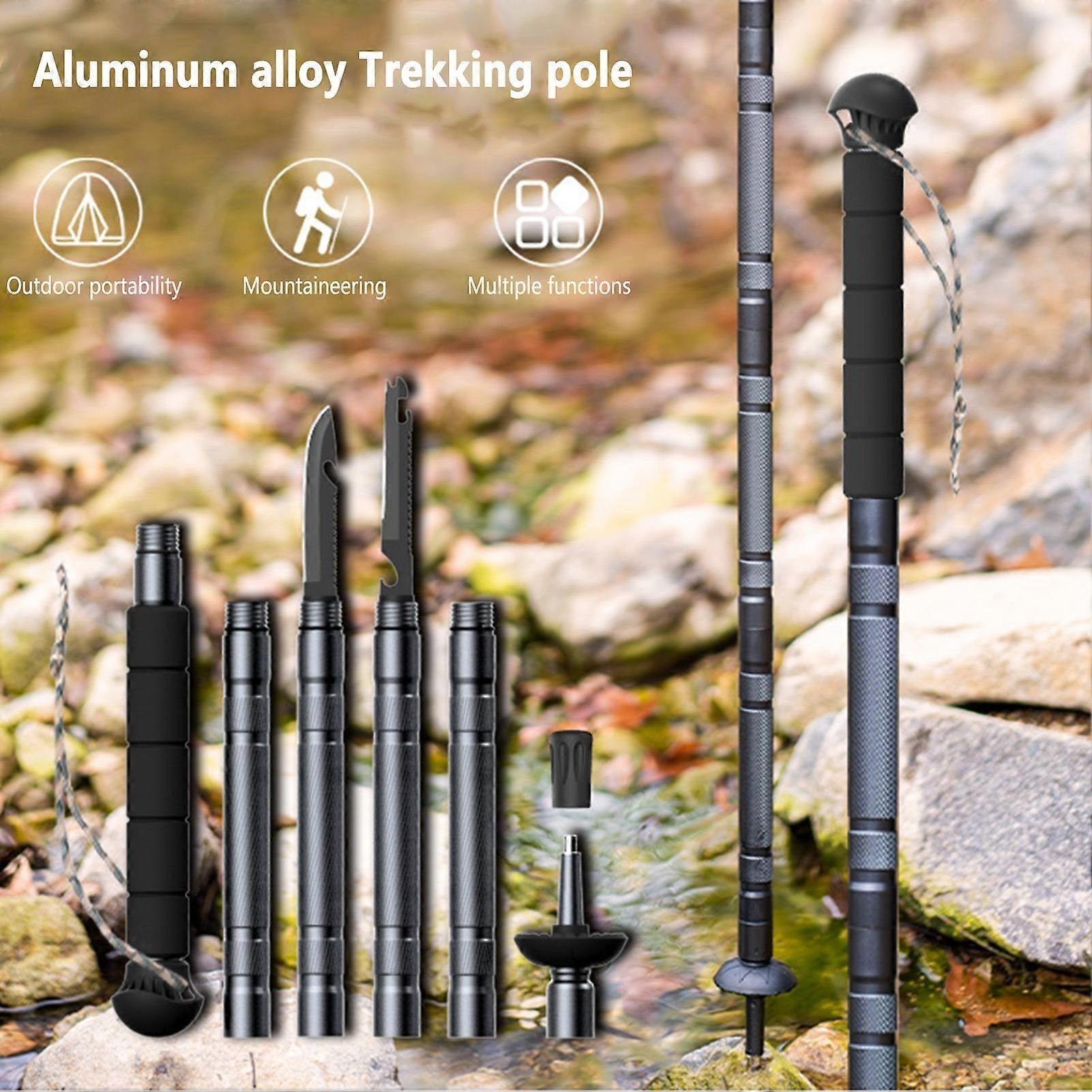 🎁TikTok Last Day Sale - 70% OFF🔥Multifunctional Trekking Pole – Built for Adventure⛰️