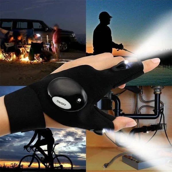 🔥Summer Hot Sale Promotion-50% OFF🔦-LED Waterproof Gloves