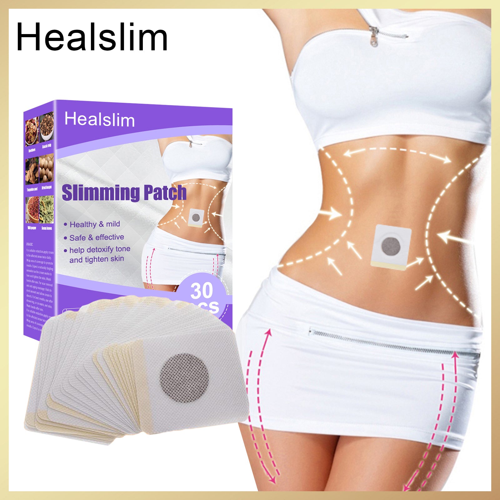 🔥Last Day Promotion 70% OFF🌿 Natural Detox Slimming Patch