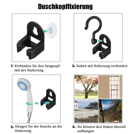 🔥Letzter Tag: 49% Rabatt🚿 Tragbare Campingdusche mit einstellbarem Durchfluss