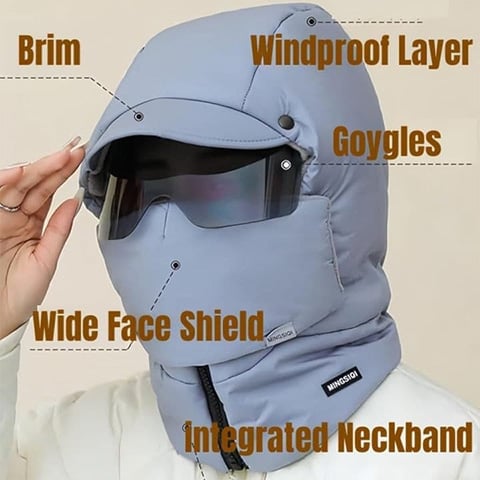 💥LAST DAY SALE 50% OFF💥4 In 1 Windproof Full Face Outdoor Mask with Goggles⚡BUY 2 FREE SHIPPING