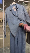 Women's Lapel Rhinestone Casual Suit