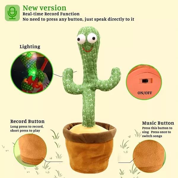 🔥Last Day Promotion - 62% OFF🔥Talking & Dancing Cactus Mimicking Toy🎁