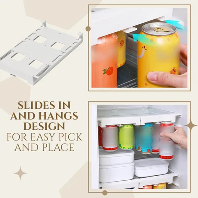 🔥HOT SALE🔥Hanging Soda Can Storage Rack For Fridge