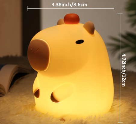 🎃Halloween promotion, don't miss it🎃Charming Capybara LED Night Light – Perfect for Kids of all Ages & Animal Lovers!(10% off for 2 items and free shipping, 20% off for 3 items)