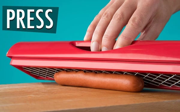 Last Day Promotion 70% OFF - 🔥Hot Dog Criss-Cross Slots Slicer⚡Buy 2 Get 1 Free(3 Pcs)