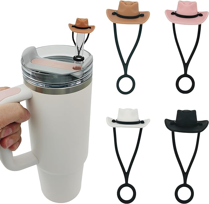 (🔥Last Day 50% OFF) 4 Pack Silicone Cowboy Hat Straw Covers Cap