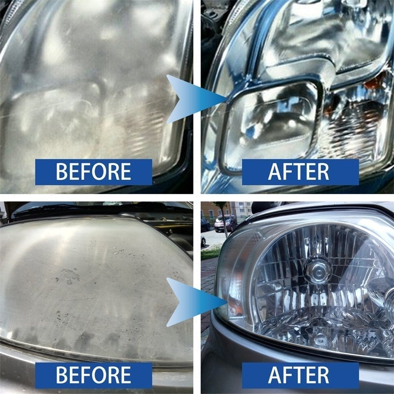 🔥Car Headlight Repair Fluid✨Maintains Shine For Six Months