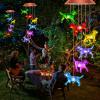 Dogs Color Changing Solar Wind Chime