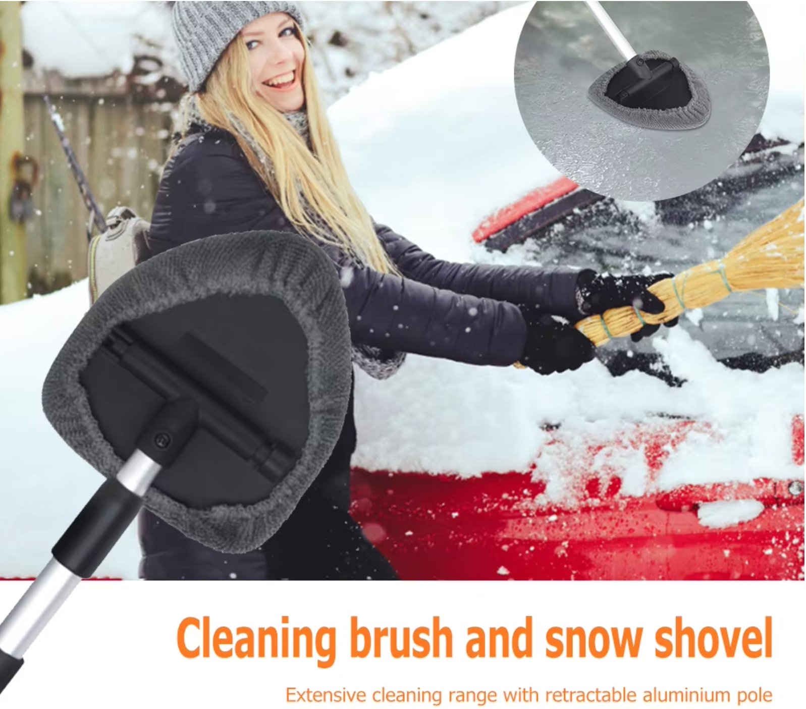 🎅Christmas Promotion 48% OFF-🎁-Car Windshield Window Cleaner Brush