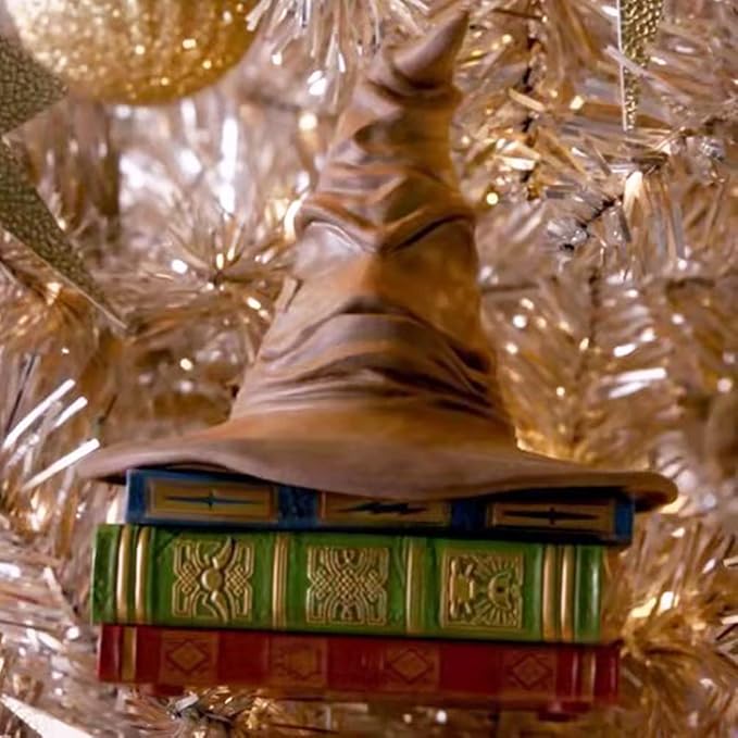 Mystic Sorting Hat Ornament with Enchanted Sound