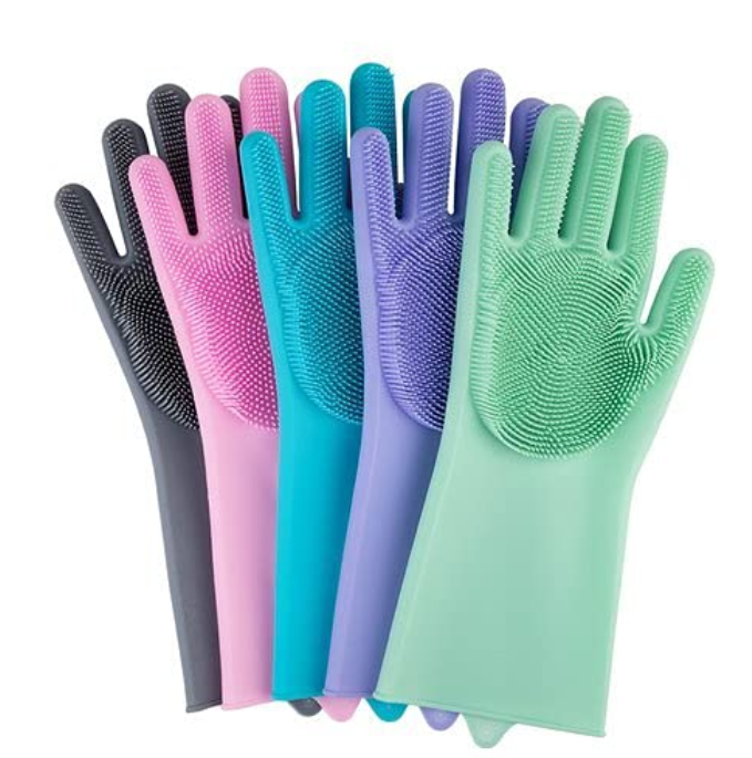 🎄Christmas Hot Sale🎄 Silicone Dish Washing Gloves