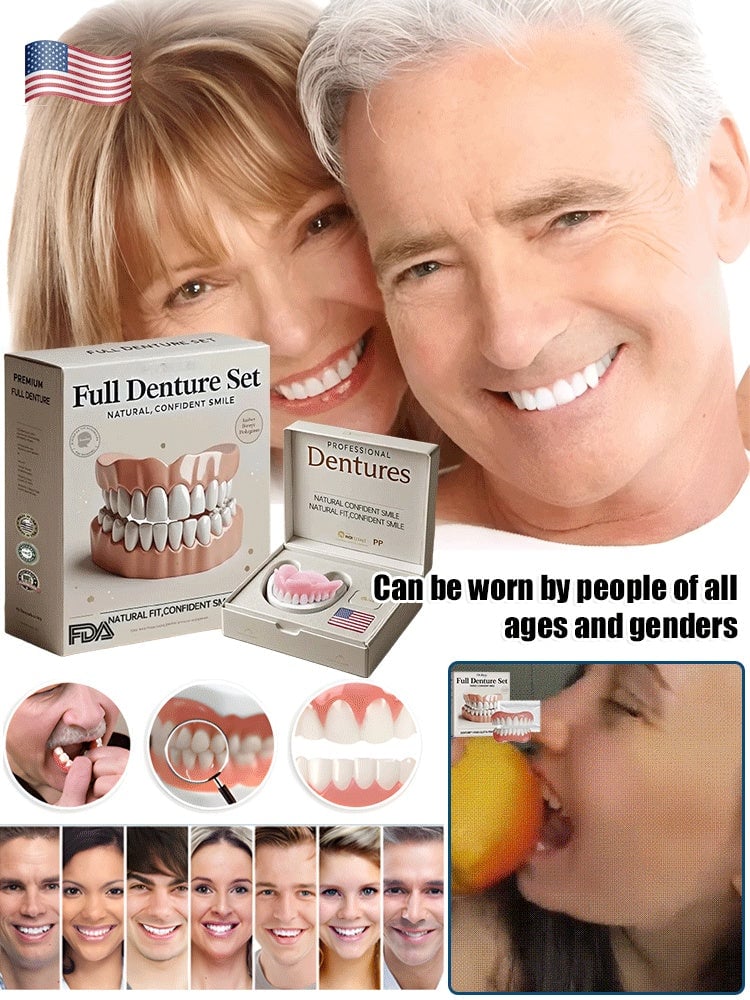 🦷Advanced Customized Full Denture Set🦷 (🔥10,000+ Sold In Last 30 Day)