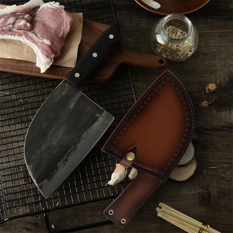 🔥 Hand-Forged Serbian Chef Knife – Built for a Lifetime of Cooking