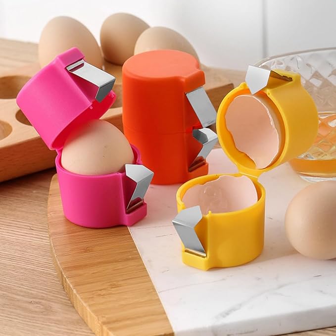 49% OFF🥚Efficient Egg Cracking Tool, Handy Egg Separator🍳