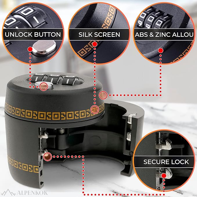 🔥Wine bottle combination digital lock