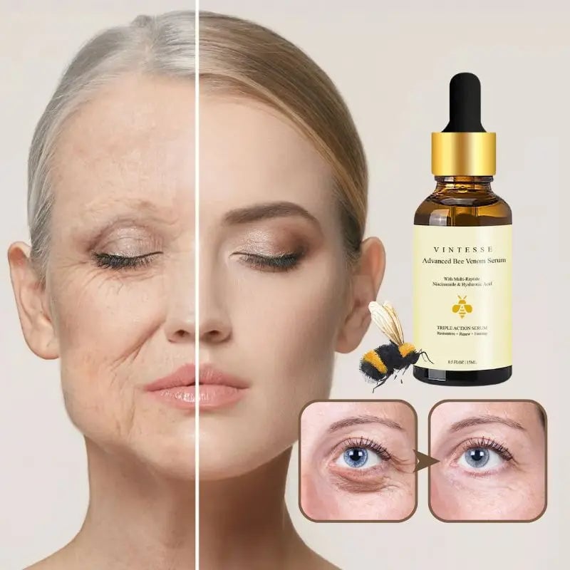 (🔥Last Day Promotion 50% OFF) Advanced Bee Venom Serum | 10 years younger in 7 days!