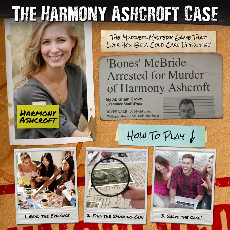 Harmony Ashcroft Case | Unsolved Case Files - Cold Case Murder Mystery Game - Can You Solve The Crime? Who Killed Harmony?