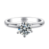 🔥Last Day Promotion- SAVE 70%🎄Eterna Moissanite Round Cut Solitaire Ring