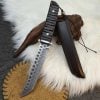 Ebony Damascus VG10 Steel samurai sword