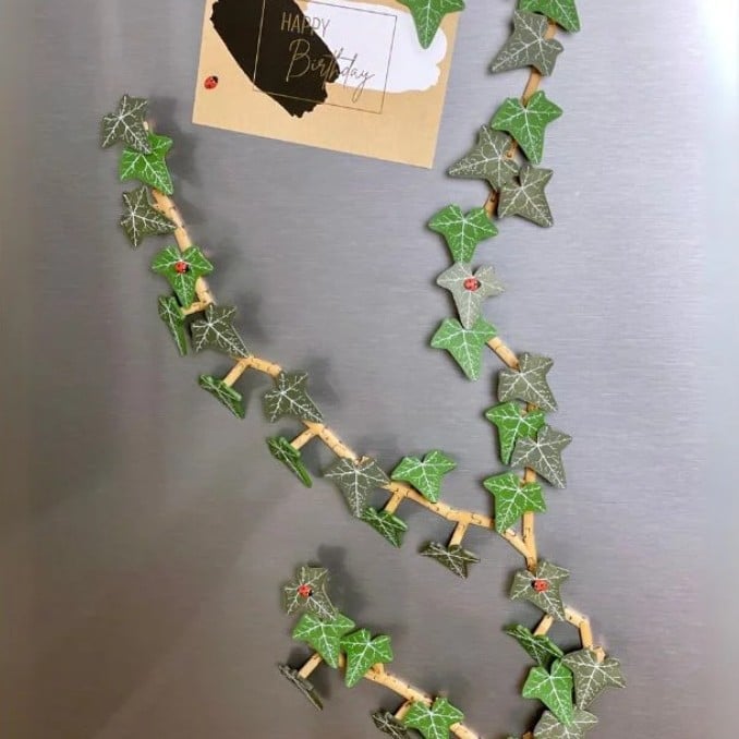 🎁Last Day Sale - 70% OFF🎉3D Printed Magnetic Ivy Faux Plant Fridge Magnet