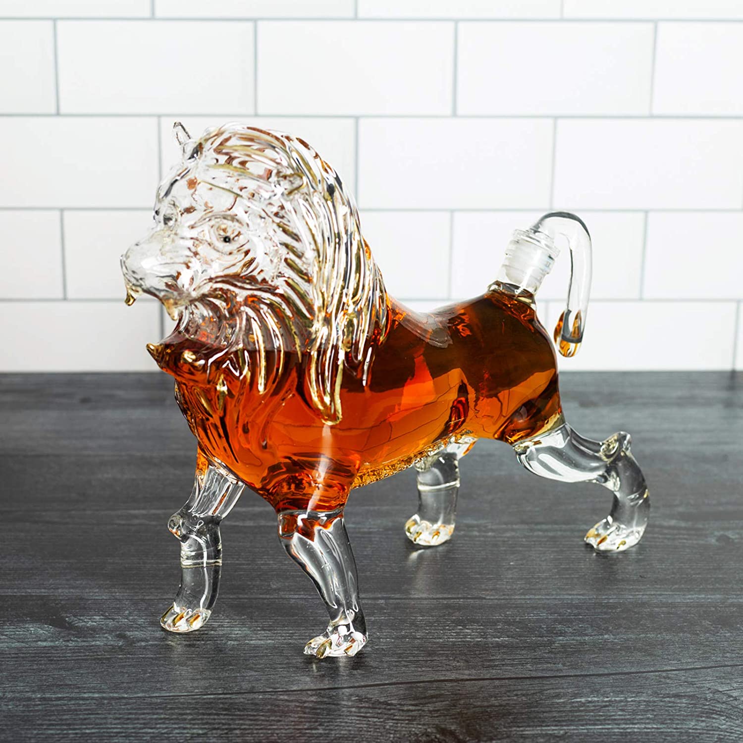 King of the Jungle Decanter