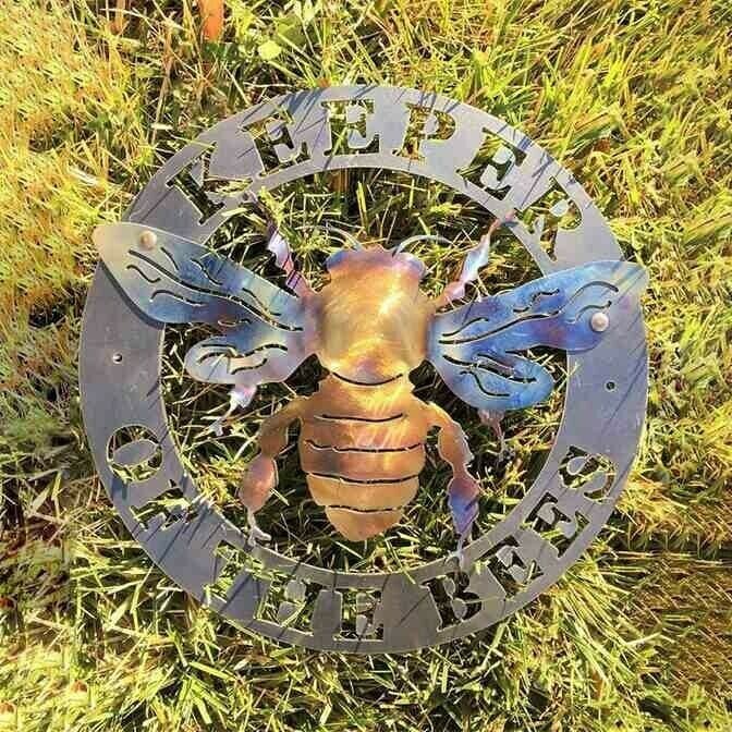 (🔥Last Day 50% OFF) Keeper of the Bees Metal Art - Best Decor