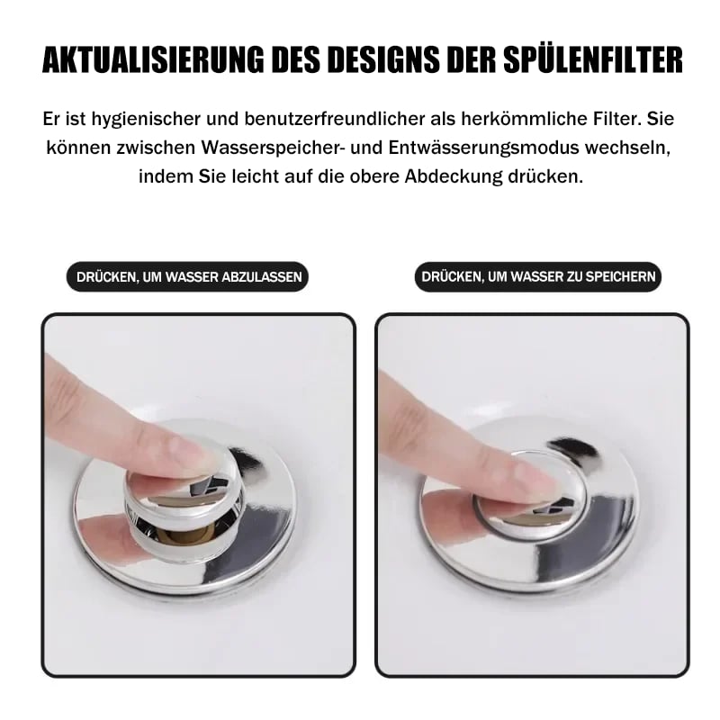 🚰Universelles Abflusssieb aus Edelstahl (2 KAUFEN, 1 GRATIS)🎁