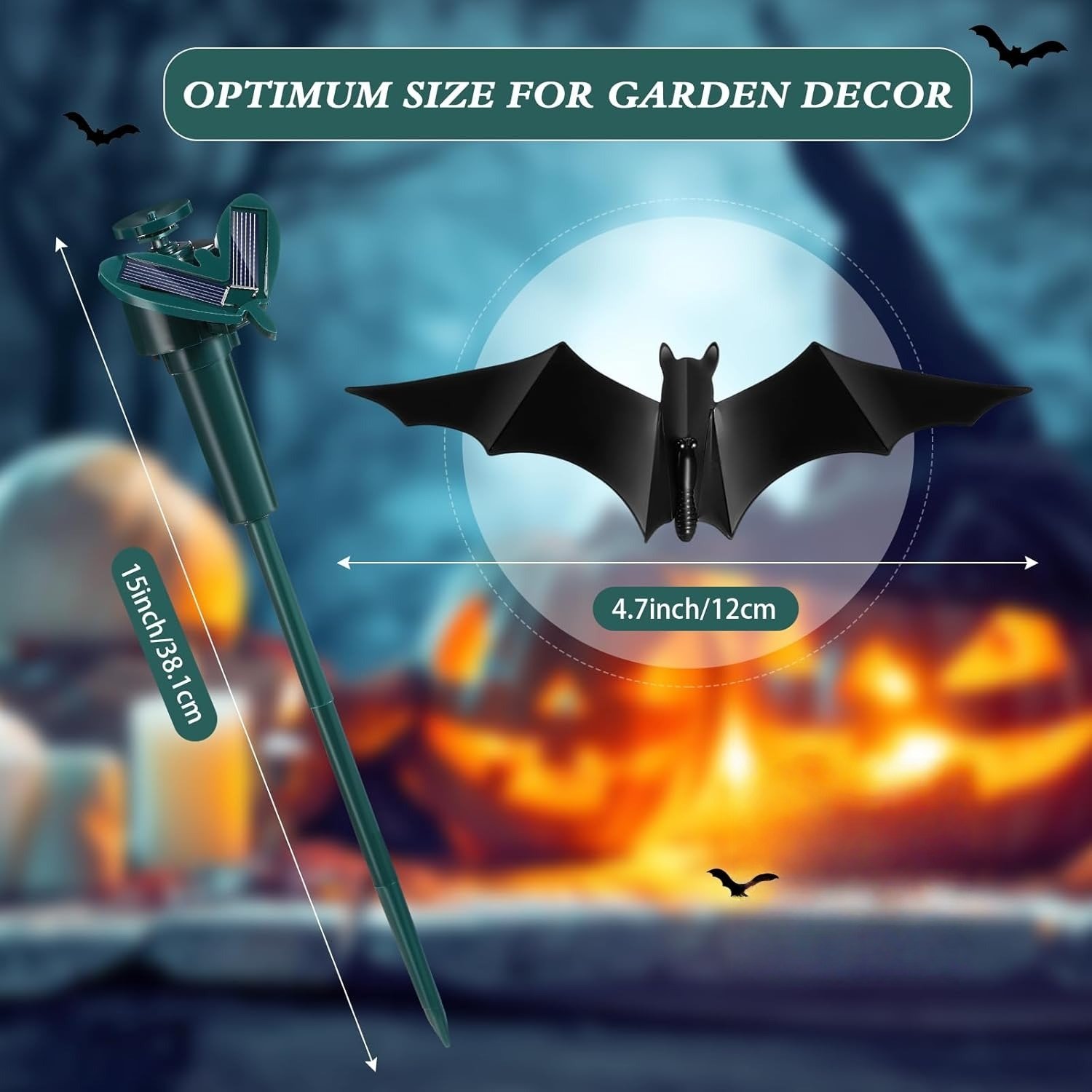 💥ON SALE💥Halloween Flying Bat Solar Decorative