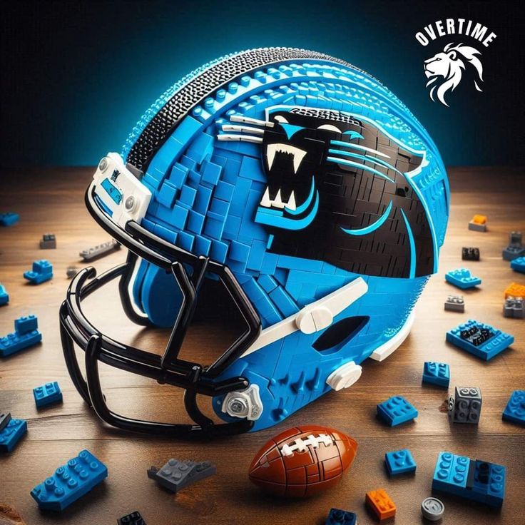 🏈 Football Fan Building Block Helmet