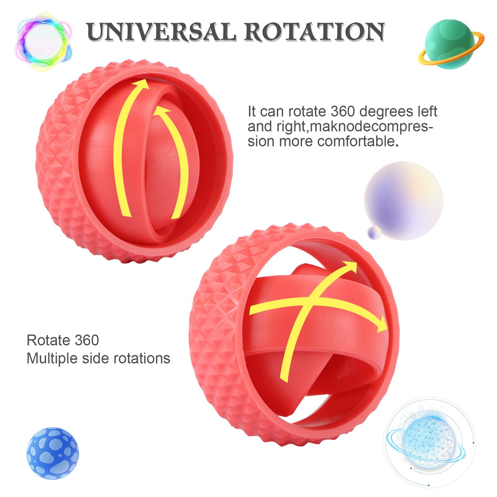🔥Summer Hot Sale Promotion-49% OFF🌀-3D Rotating Ball Toy