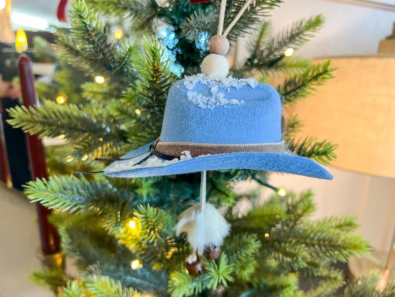 🕒 Last Week Only! 49% OFF🤠 Handmade Western Cowboy Hat Ornament