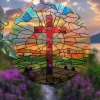 🎅Early Christmas Sale 49% OFF ✝️Handcrafted Radiant Jesus Cross Window Sign