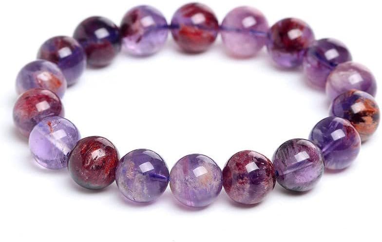 🔥Natural Purple Ghost Bracelet,Purple Aurora 23 Rough Stone Raw Ore Crystal- Buy 2 Get Extra 5% Off