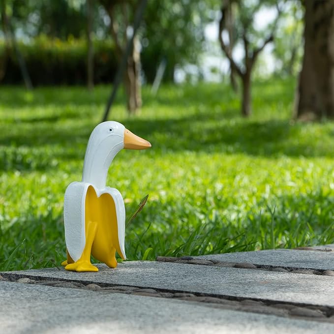 🦆Peeled Banana Duck Sculpture