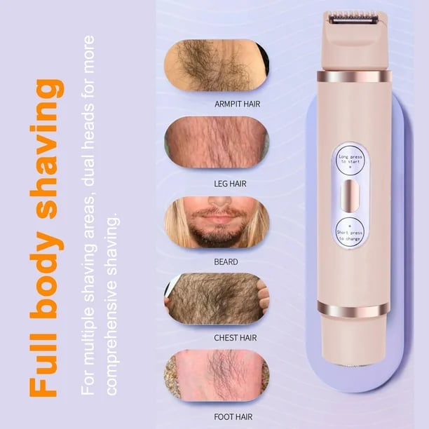 ✨2025 HOT SALE 50 % RABATT - 🔥Komfortabler 2-in-1-Elektrorasierer für Damen