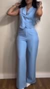 Ladies' Collar Solid Color Temperament Commuting Suit