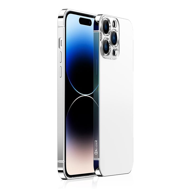 📱2023 Blue Metal Frame Matte Case Cover For iPhone(🔥BUY 2 FREE SHIPPING🔥)