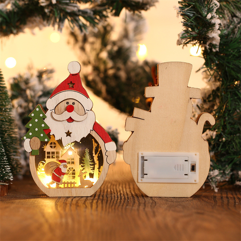 🔥Christmas Hot Sale🎅⛄Santa Claus And Snowman Luminous Ornaments