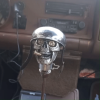 Limited Edition Skull Soldier Grip - Handcrafted Gear Knob