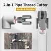Integrated Internal & External Pipe Threading Tool