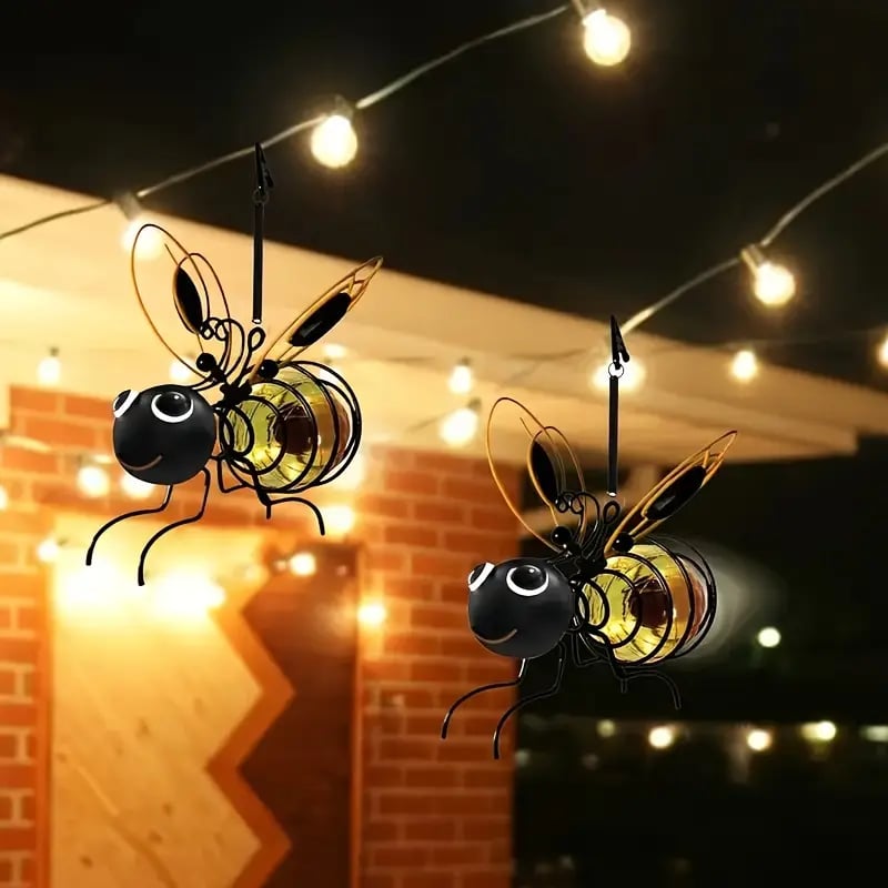 🐝Outdoor Hanging Solar Bee Light