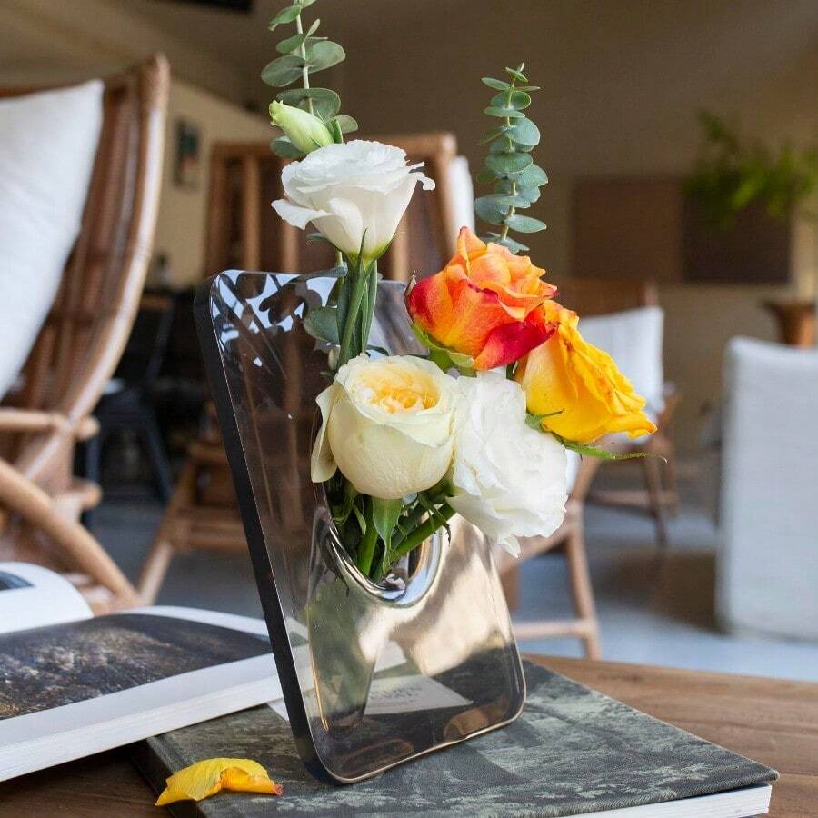 Transparent Acrylic Flower Vase Frame, Buy 4 Free Shipping