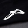 Stainless steel folding mechanical magic knife