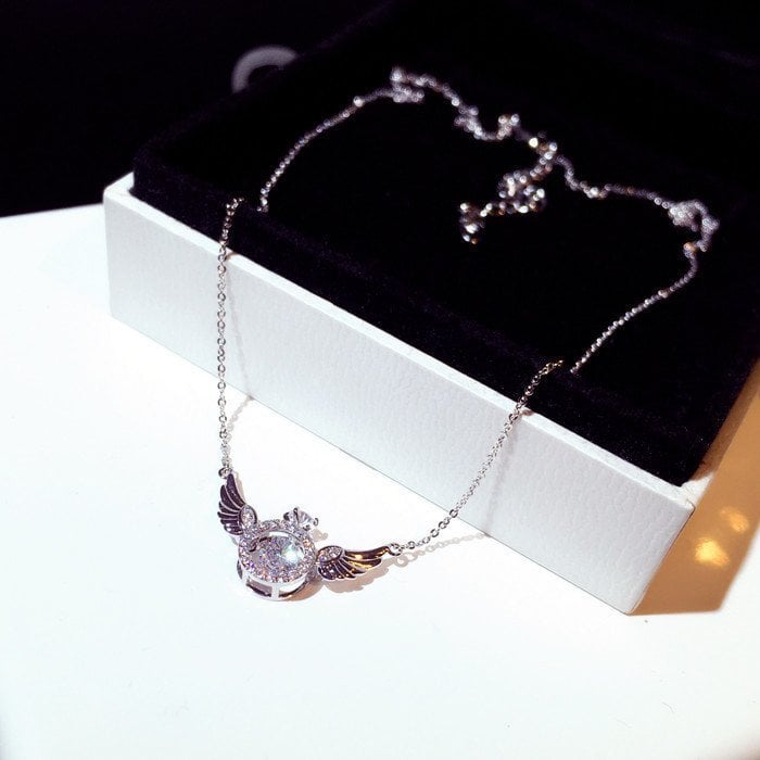 (🌲Early Christmas Sale- 50% OFF) Angel Wings Necklace - Buy 2 Free Shipping