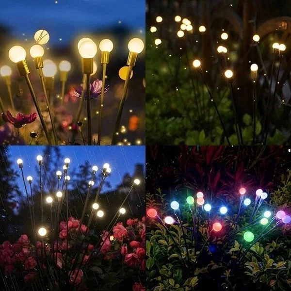 💥LAST DAY SALE 50% OFF💥Solar Powered Firefly Garden Light⚡BUY 2 GET 1 FREE